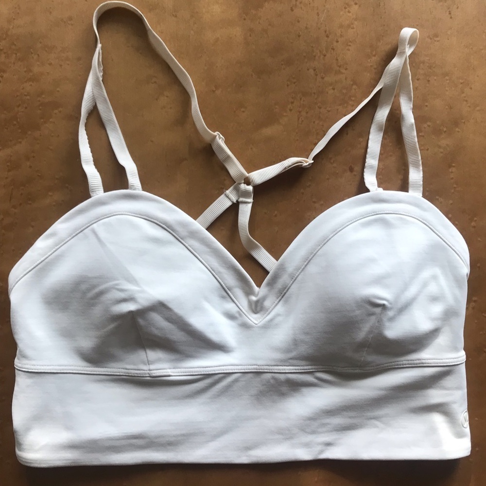 Lululemon Strappy Bralette Bra Cream Size 6